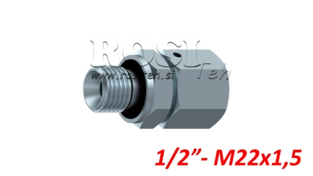 HIDRAULIČKI DVOVIJAČNIK UVOJNI VIJAK AOVR ED BSP1/2 - M22X1,5