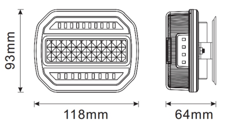 LED MAGNETNA SVJETLO KIT - BEŽIČNI 12/24V CANBUS