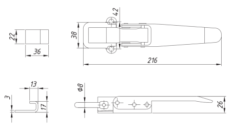 ZATVARAČ ZA STRANICE TIP OCCHIO ECO