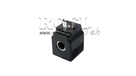 ELEKTROMAGNETSKA COIL 12V DC - SAE08 - fi 13.2mm-38.6mm 22W IP65