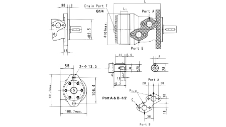 HIDROMOTOR MR 50 ECO (ALSG2-L-50)