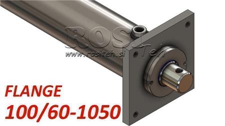 hidraulični cilindar s montažnom pločom 100/60-1050