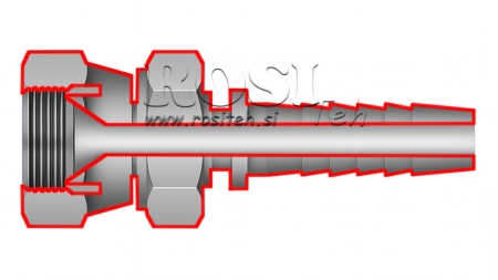 HIDRAULIČNI PRIKLJUČAK JIS Japanese 60° KOMATSU ŽENSKI DN38-M42x1,5