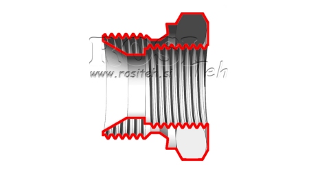 HIDRAULIČNI ADAPTER MUŠKI-ŽENSKI 1/2-1/4