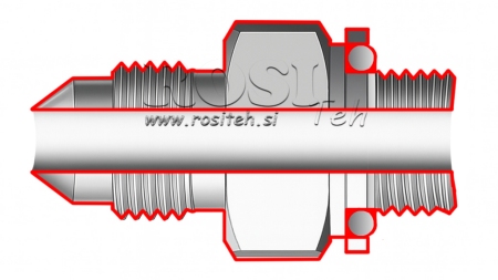 HIDRAULIČNI REDUCIR 9/16 JIC74°-1/4 GAS