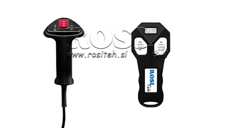 24 V ELEKTRIČNO VITLO RS-20000 - 9100 KG - ČELIČNO UŽE - ECO