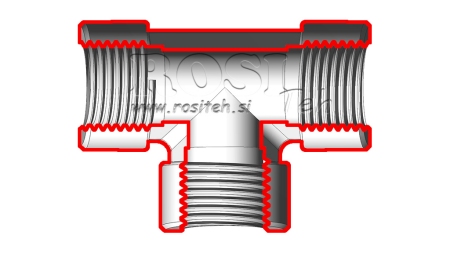 HIDRAULIČNI T KOM ŽENSKI-ŽENSKI 1/2