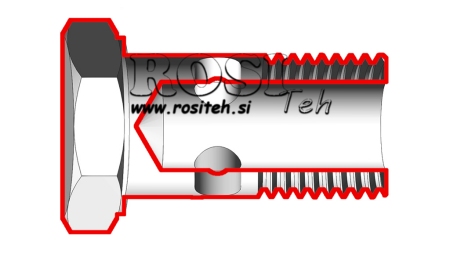 HIDRAULIČNI ŠUPLJI VIJAK 1/2