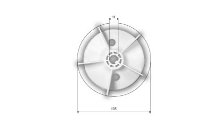 PROPELER ELEKTROMOTORA MS 63