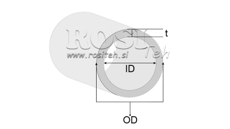 HONANA CIJEV H9 ZA HIDRAULIČNI CILINDAR 55/65 - 5mm (1000mm)