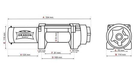 12 V ELEKTRIČNI VINČ DWH 3500 HD - 1588 kg