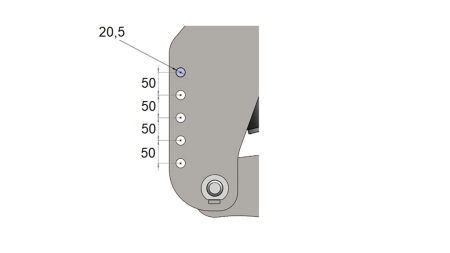 UNIVERZALNI KIT PREDNJA ČELNA HIDRAULIKA 2KAT ZA TRAKTOR 1500kg - ZELENA (RAL 6001)