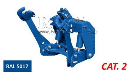 UNIVERZALNI KIT PREDNJA ČELNA HIDRAULIKA 2KAT ZA TRAKTOR 1500kg - PLAVA (RAL 5017)