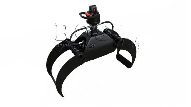 ŠAPA ZA ŠUMARSTVO LG800 kg - 1000 mm ROTATOR 3000/1500 KG S OSOVINOM