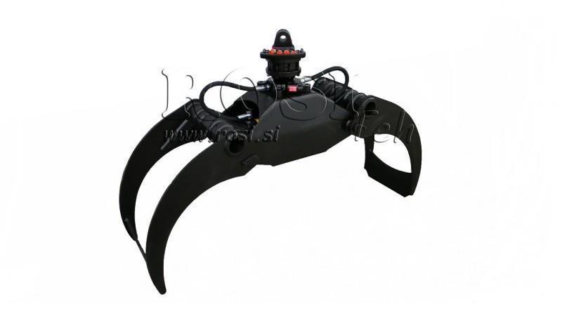 ŠUMA CLAW LG1500 kg - 1320 mm ROTATOR 3000/1500 KG S FLANŠOM