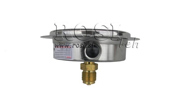 MANOMETAR DN100 STRAŽNJI 0 - 1 BAR - 1/2