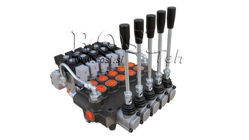HIDRAULSKI VENTIL 5xP80 - EO 12V