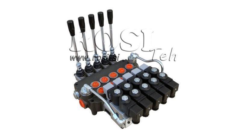 HIDRAULSKI VENTIL 5xP80 - EO 12V