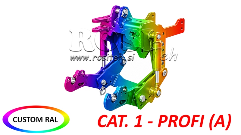 UNIVERZALNI KIT PREDNJA ČELNA HIDRAULIKA CAT. 1 - PROFI AUTOMATIC ZA TRAKTOR 800 KG (RAL PO VAŠEM IZBORU)