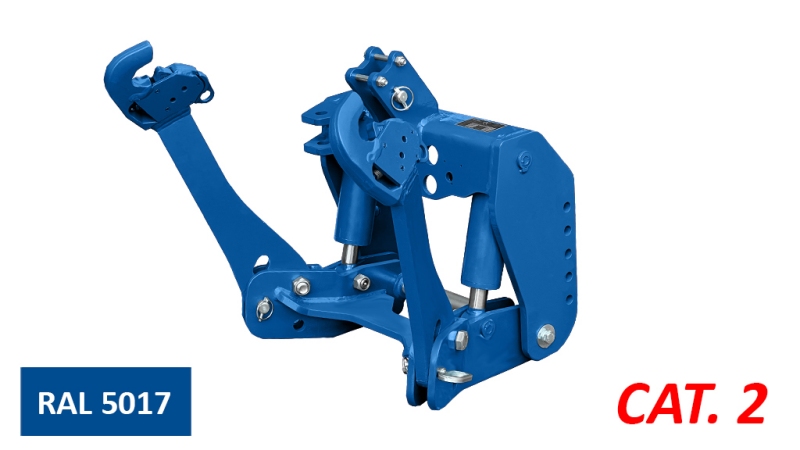 UNIVERZALNI KIT PREDNJA ČELNA HIDRAULIKA 2KAT ZA TRAKTOR 1500kg - PLAVA (RAL 5017)