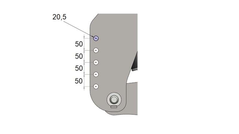 UNIVERZALNI KIT PREDNJA ČELNA HIDRAULIKA 2KAT ZA TRAKTOR 1500kg - ZELENA (RAL 6001)