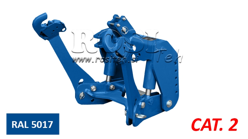 UNIVERZALNI KIT PREDNJA ČELNA HIDRAULIKA 2KAT ZA TRAKTOR 1500kg - PLAVA (RAL 5017)