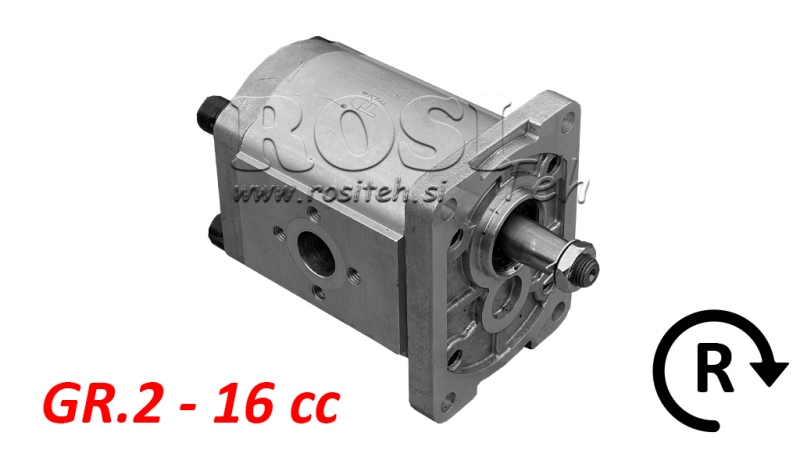 HYDRAULIKPUMPE GR.2 16 CC HØJRE - FLANGE