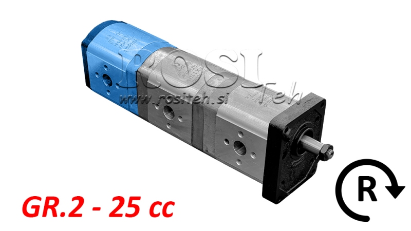 HIDRAULIČNA PUMPA 20C25X066 STRAŽNJA GR.2 25 CC DESNO