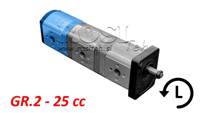 POMPA IDRAULICA 20A25X066 REAR GR.2 25 CC SINISTRA