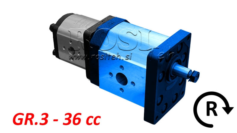 HIDRAULIČNA PUMPA 30C36X198 PRVA GR.3 GR.2 36 CC DESNO