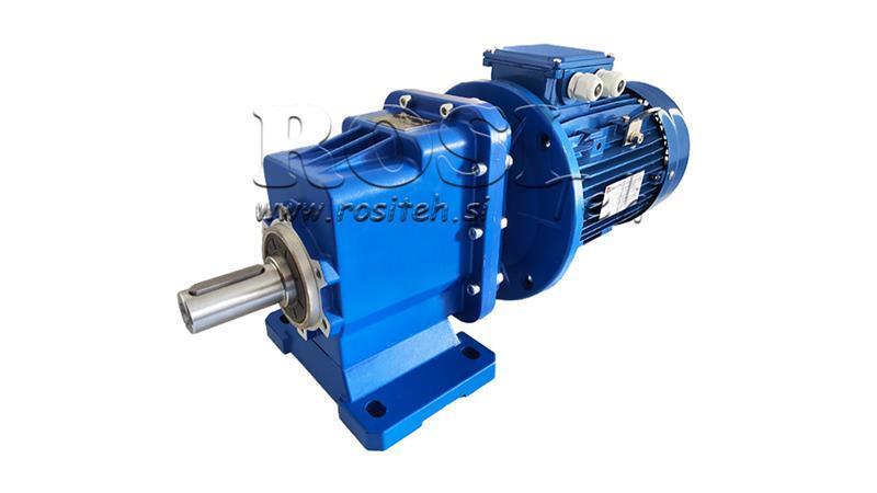 3Faze 2.2kW-ELEKTRIČNI MOTOR S ERC04 REDUKTOROM MS100 57rpm