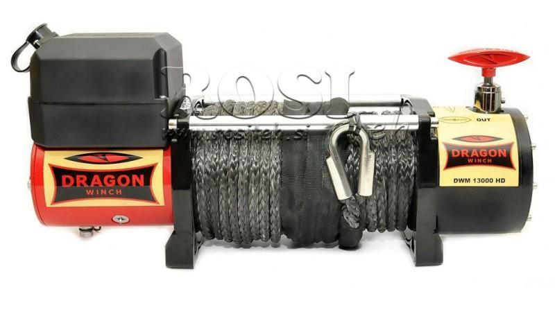 12 V ELEKTRIČNI VINČ DWM 13000 HD - 5897 kg - SINTETIČKA UŽA