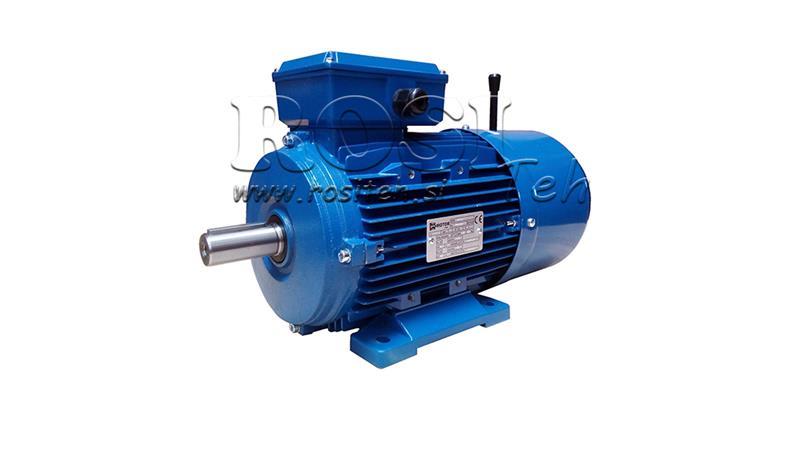 MOTORE ELETTRICO 5.5kW CON FRENATURA MSH132S-4_1450rpm 3Fasi piedi-B3
