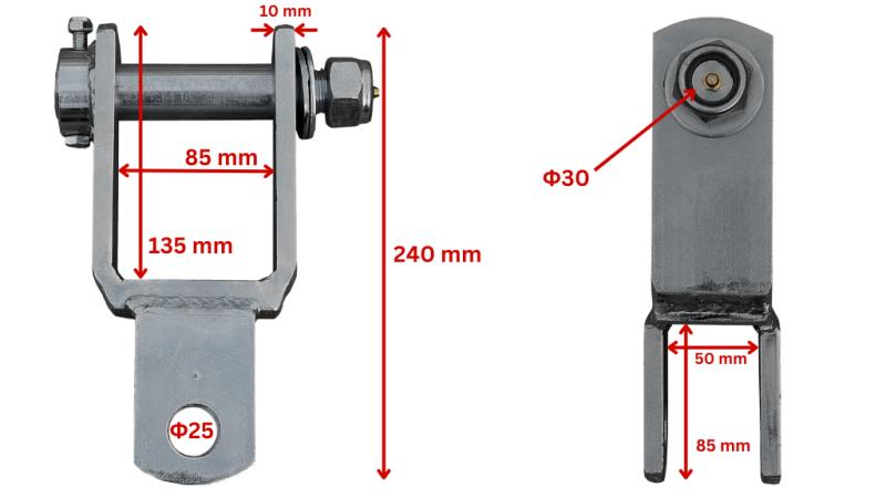SOPORTE PARA ROTADOR HIDRÁULICO
