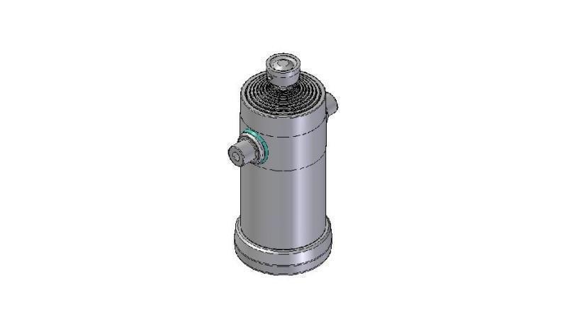 1030S - CILINDRO TELESCOPICO STANDARD/BALL 10 STADI CORSO 2330 DIAMETRO 270