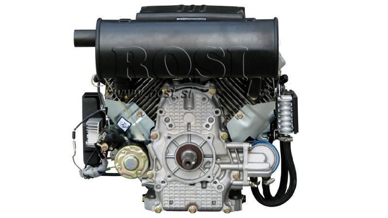 benzinový motor 614cc-14.9kW-3,600 RPM-E-KW25.4x72-elektrický start