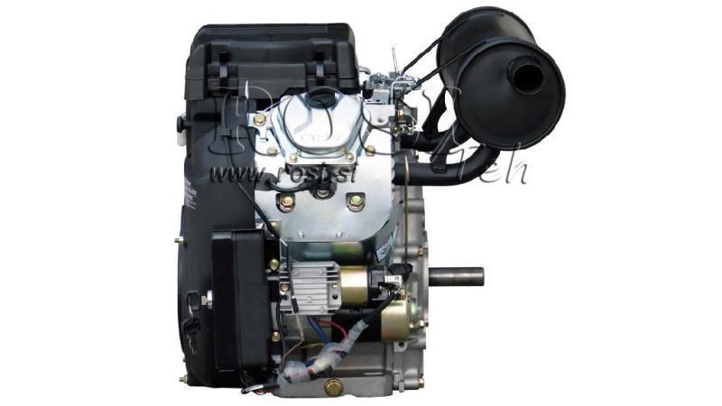 benzinový motor 614cc-14.9kW-3,600 RPM-E-KW25.4x72-elektrický start