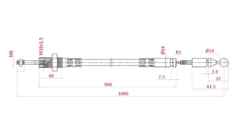 FLETTE L=1000 - kule