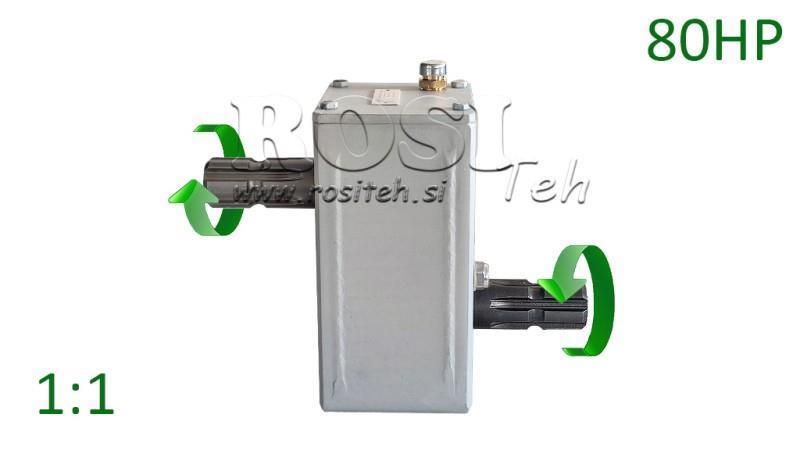 Traktor REDUSERING - INVERSJON 1:1 (80HK-60kW) HAN-HAN