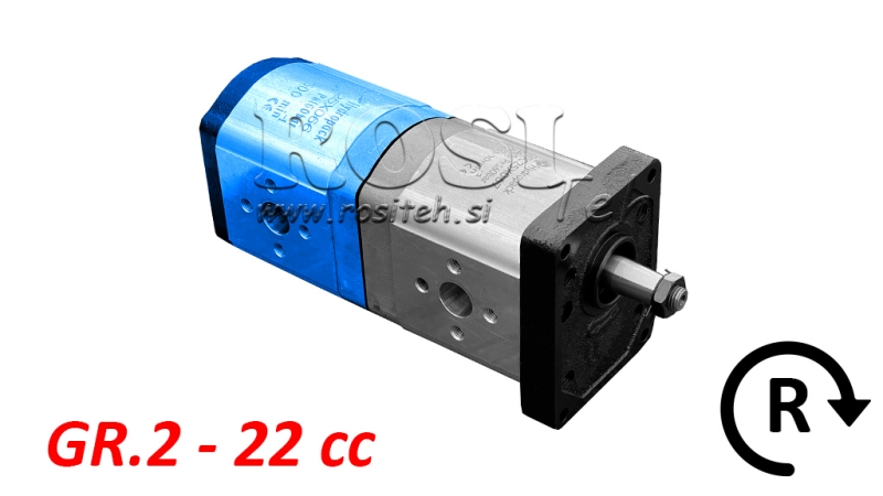 POMPA IDRAULICA 20C22X066 REAR GR.2 22 CC DESTRA