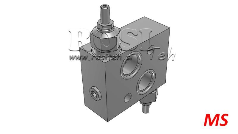 HYDRAULICKÝ REGULÁTOR TLAKU 30-210 BAR PRO HYDRAULICKÝ MOTOR MS