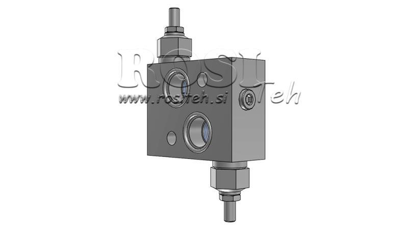 HYDRAULICKÝ REGULÁTOR TLAKU 30-210 BAR PRO HYDRAULICKÝ MOTOR MS