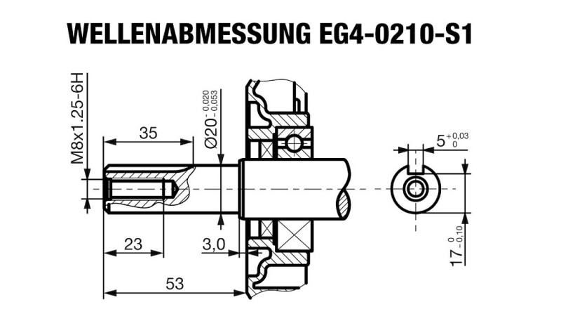 silnik benzynowy EG4-200cc-5.10kW-3,600 RPM-H-KW20x53-ręczny start