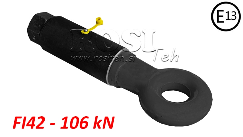 OTÁČECÍ TAŽNÝ KLOBOUK FI42 106kN (E13 certifikát)