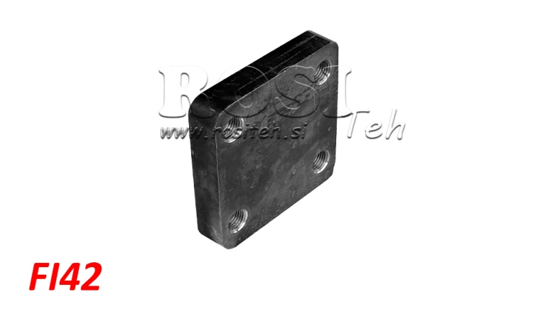 MONTÁŽNÍ FLANGE PRO OTOČNÝ TAŽNÝ KLOBOUK fi42 V KRYTU