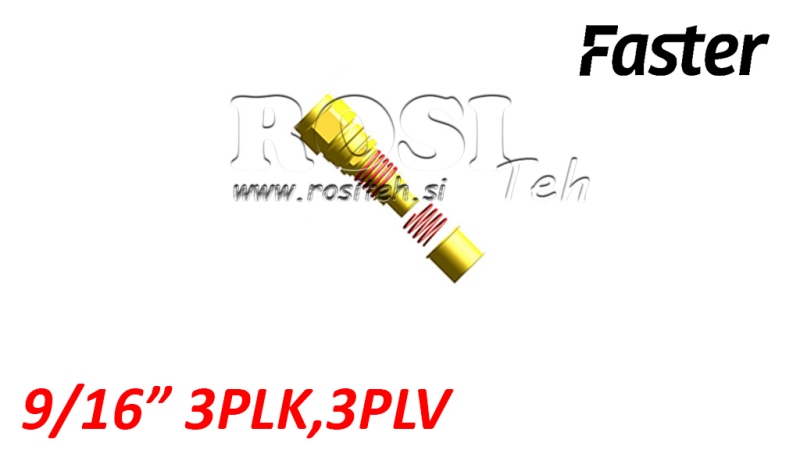 ŽENSKA BRZA SPOJKA ZA MULTI-FASTER 9/16 3PLK 3PLV FIKSNI DIO