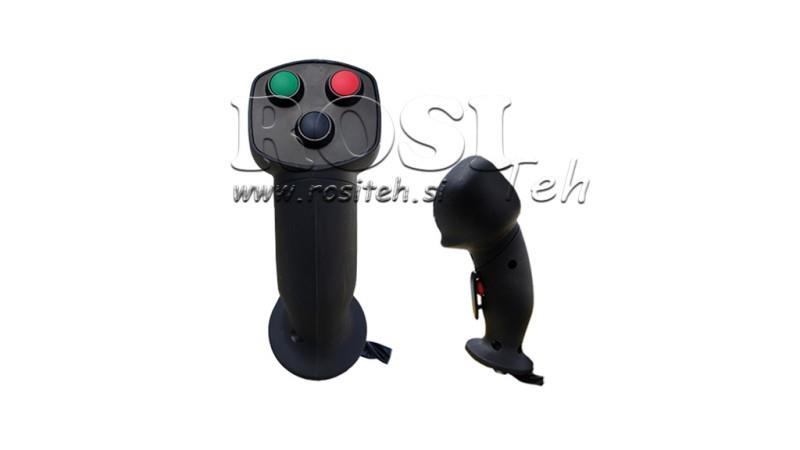DÁLKOVÉ OVLÁDÁNÍ RUKOJEŤ ROSI JOYSTICK - 3 TLAČÍTKA