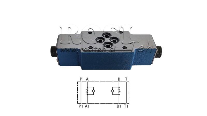 FLØDESREGULATOR CETOP 3 UTGANG