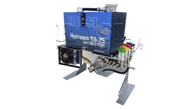AGREGAT HYDRAULICZNY TRAKTORA POJEMNOŚĆ 70l PRZEPŁYW 53l/min 4XP80 - Z CHŁODNICĄ OLEJU