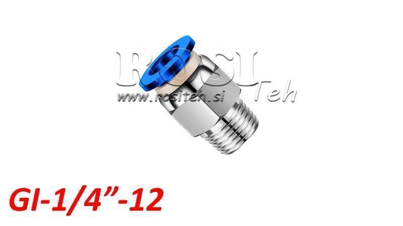 PNEUMATSKI PLUG STRAIGHT SPOJNICA TPA S NITI GI-014-12